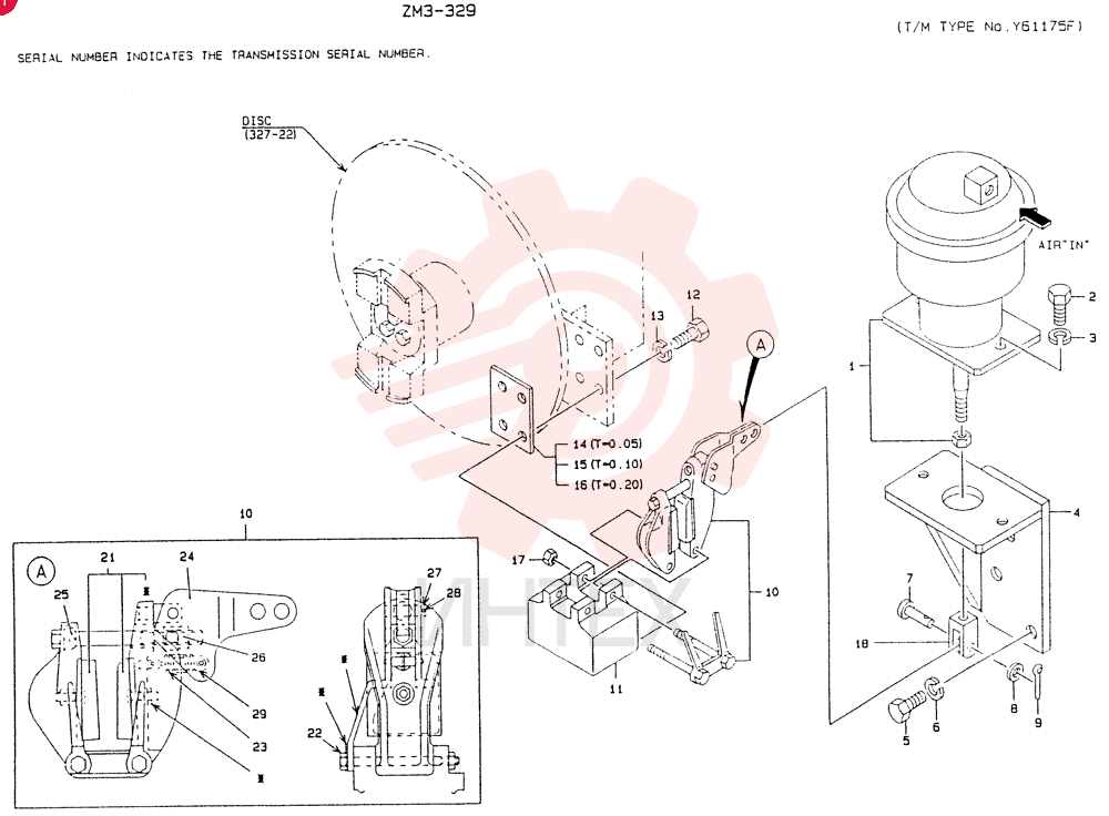 Схема (LK550) - MARK II WHEEL LOADER ASN RM2201 (1/91-12/06) 9K1409