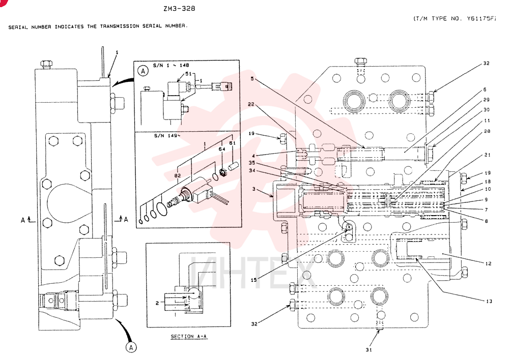 Схема (LK550) - MARK II WHEEL LOADER ASN RM2201 (1/91-12/06) 9K2460