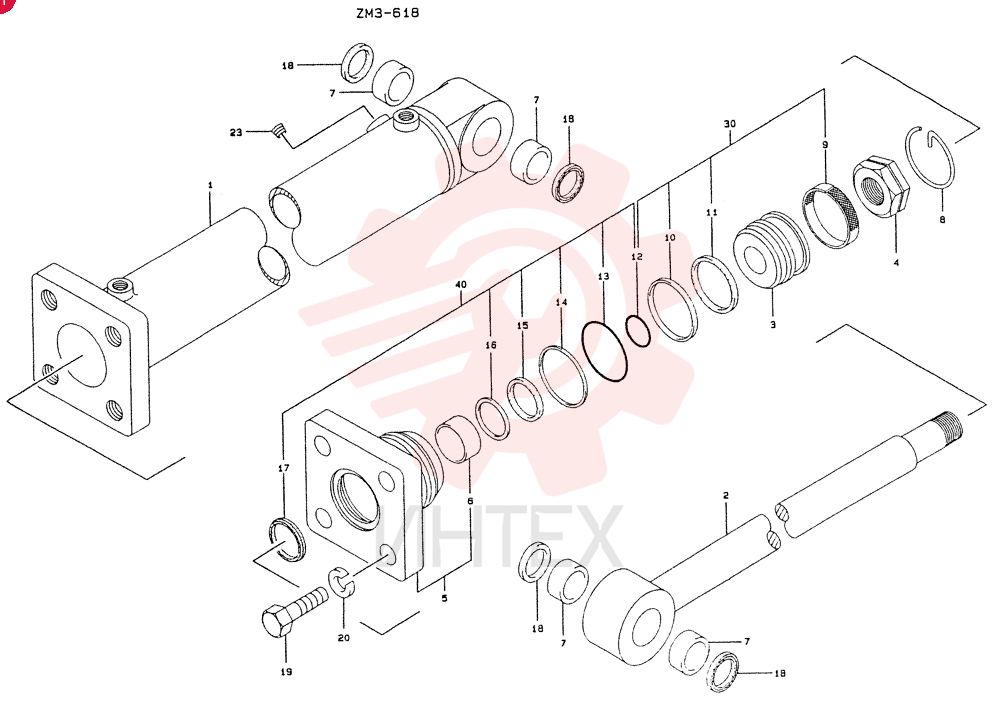 Схема (LK550) - MARK II WHEEL LOADER ASN RM2201 (1/91-12/06) 9K2047 (2)