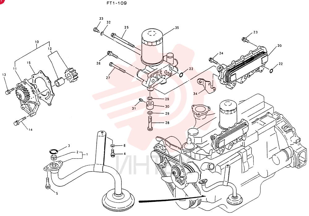 Схема (LK550) - MARK II WHEEL LOADER ASN RM2201 (1/91-12/06) 154011371