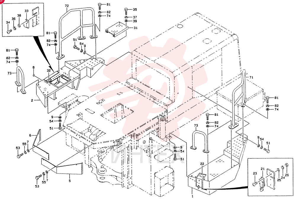 Схема (LK550) - MARK II WHEEL LOADER ASN RM2201 (1/91-12/06) 9K2077