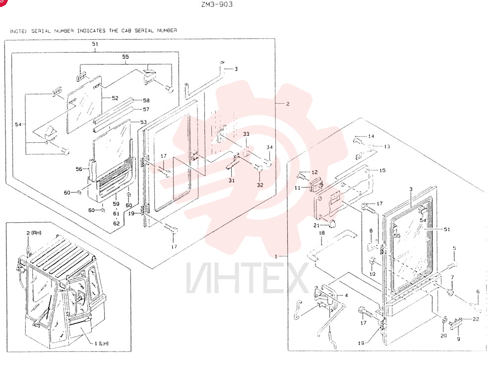 Схема (LK550) - MARK II WHEEL LOADER ASN RM2201 (1/91-12/06) 9K0521