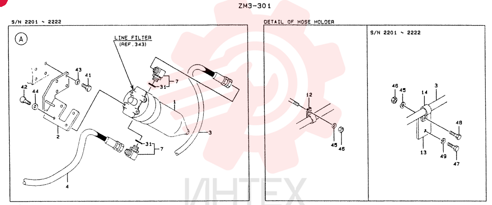 Схема (LK550) - MARK II WHEEL LOADER ASN RM2201 (1/91-12/06) 9K0751 (1)