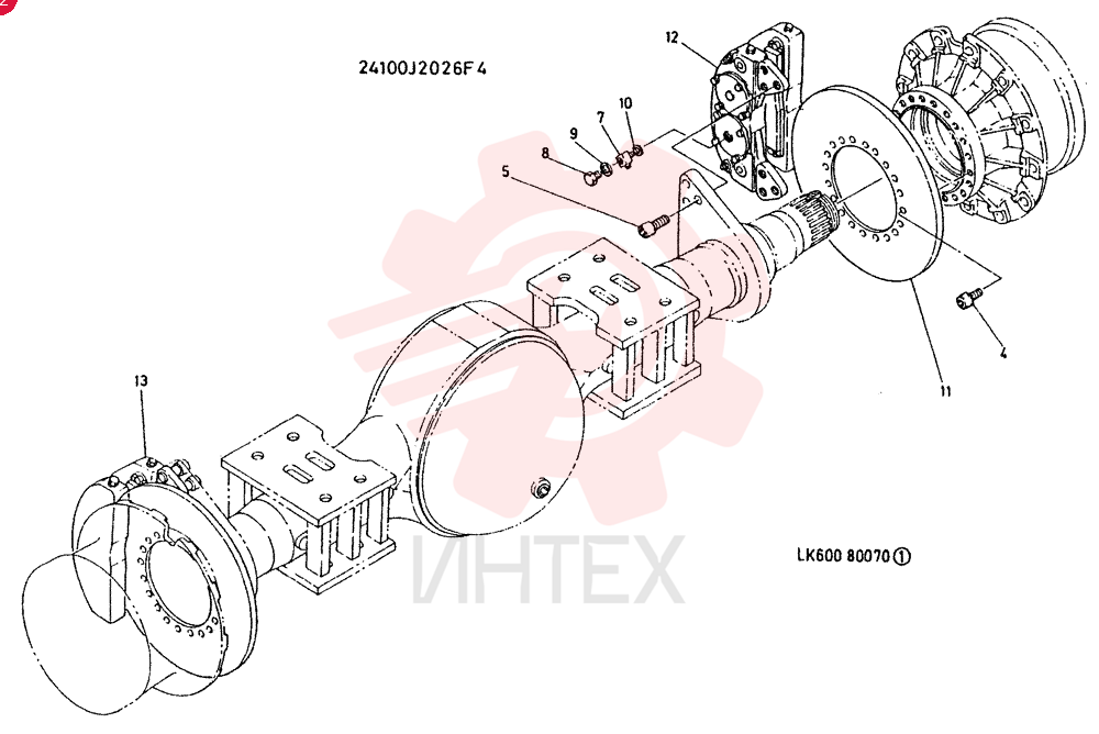 BRAKE ASSY. 24100J2026F4