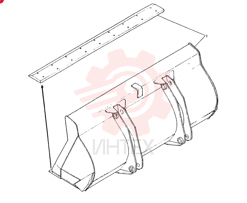 BUCKET, ROCK ASSY( 1.9M3) CONSISTS OF REF 1