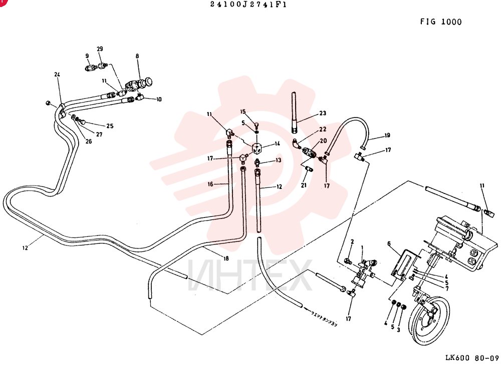 CONTROL GROUP,BRAKE 24100J2732F1