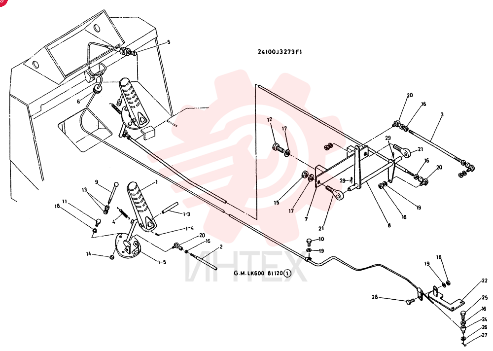 CONTROL GROUP, ENG. CONSISTS OF REF 1 TO 29