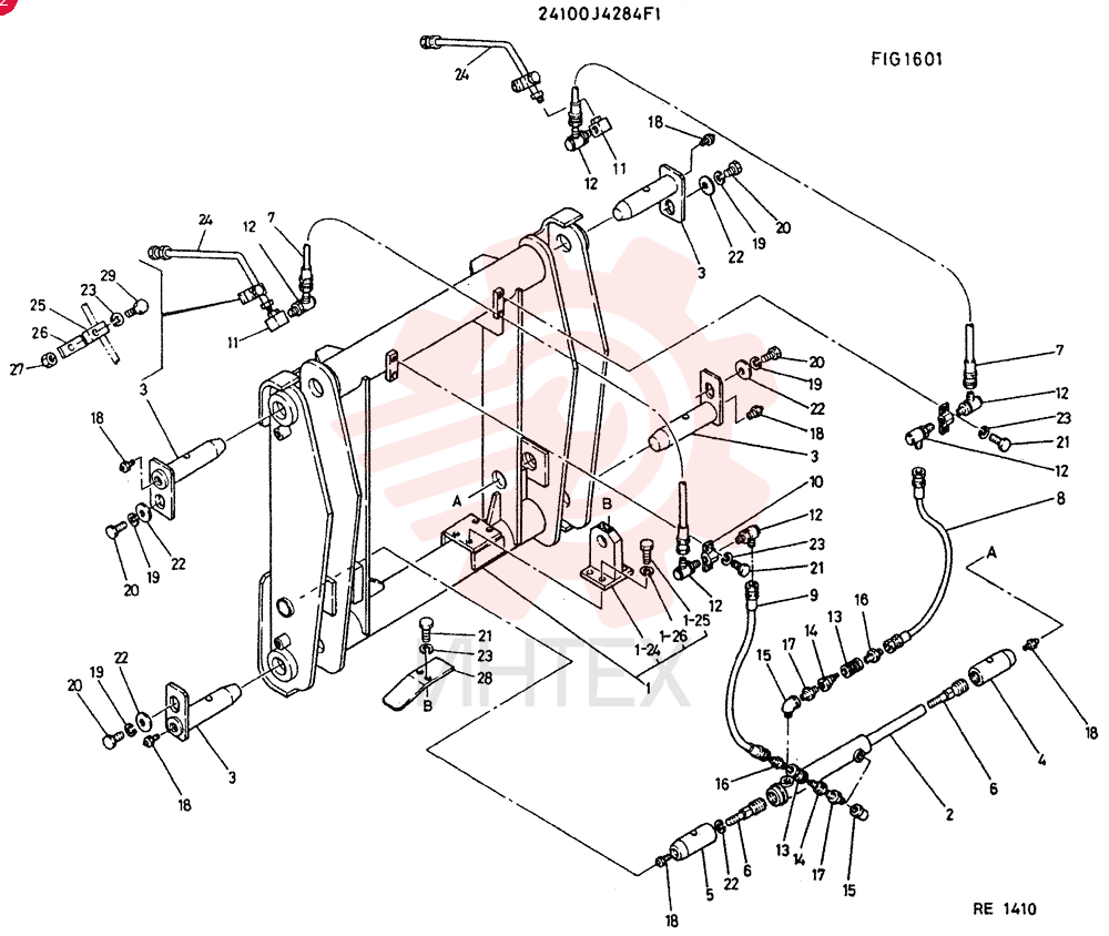 COUPLER ASSY,QUICK CONSISTS OF REF 1 TO 29