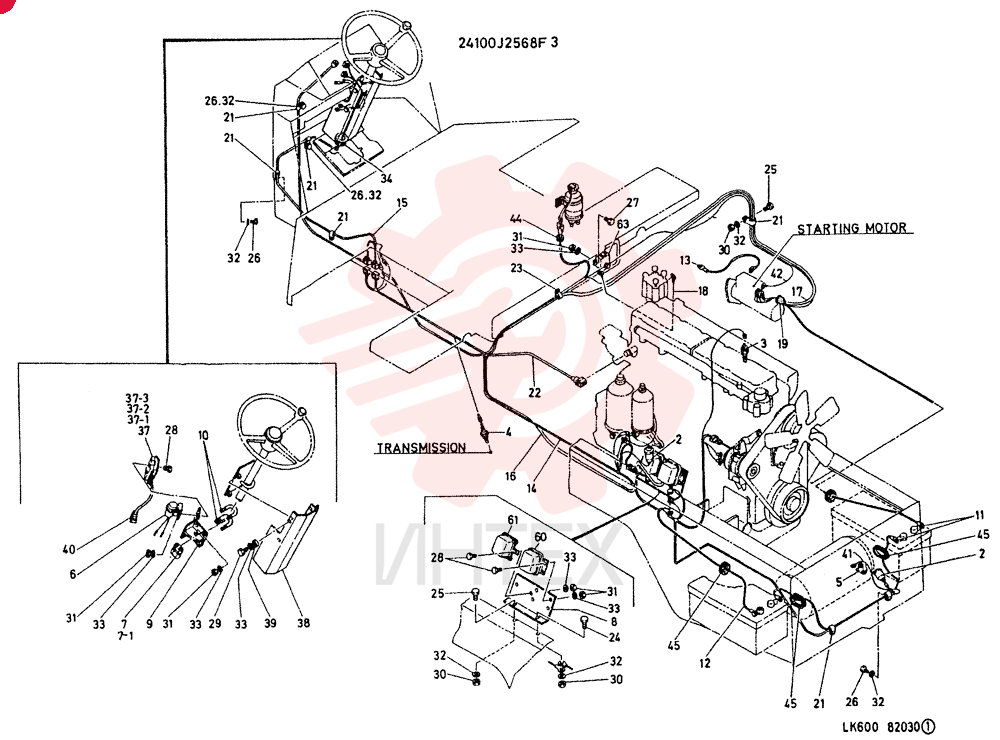 ELEC GROUP, ENGINE CONSISTS OF REF  2 TO 63