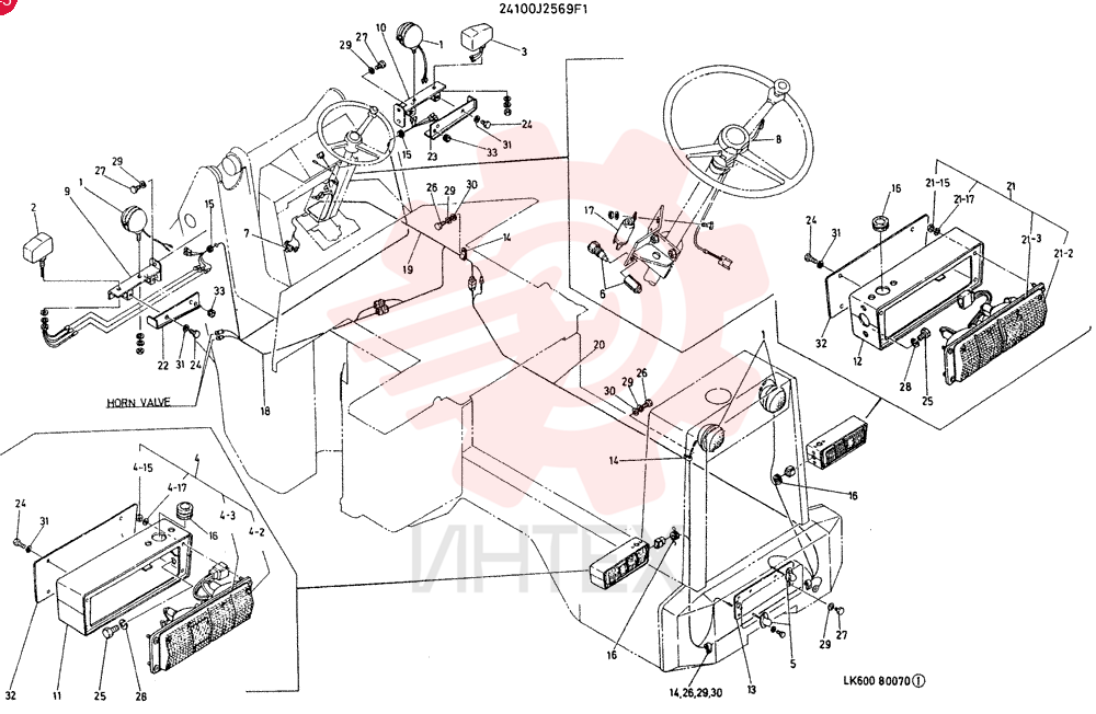 ELEC GROUP. LIGHT CONSISTS OF ITEM 1 TO 33