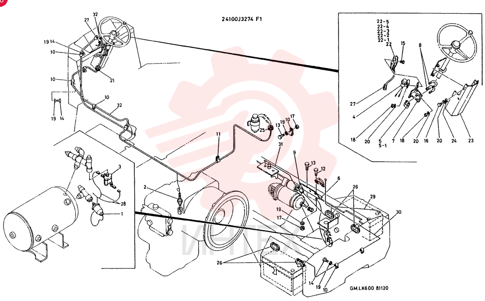 ELECT.GROUP, ENGINE CONSISTS OF REF 1 TO 32
