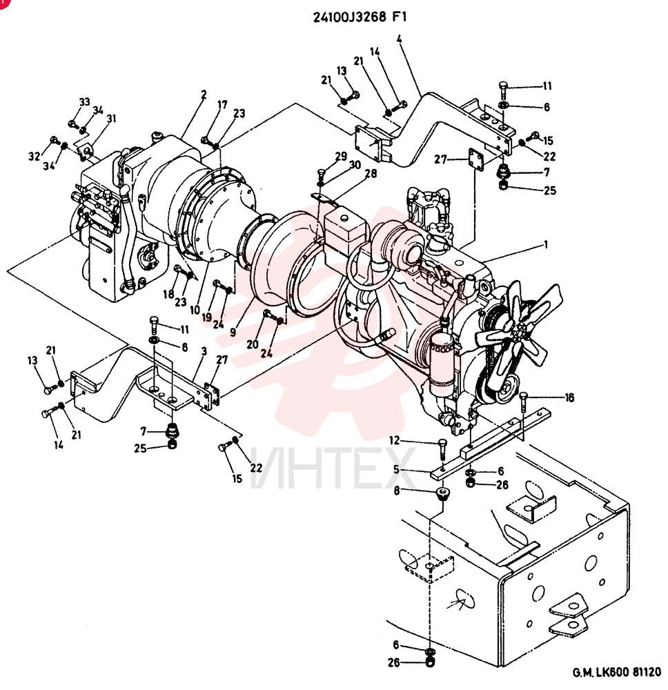 ENGINE-MISSION CONSISTS OF REF 1 TO 34