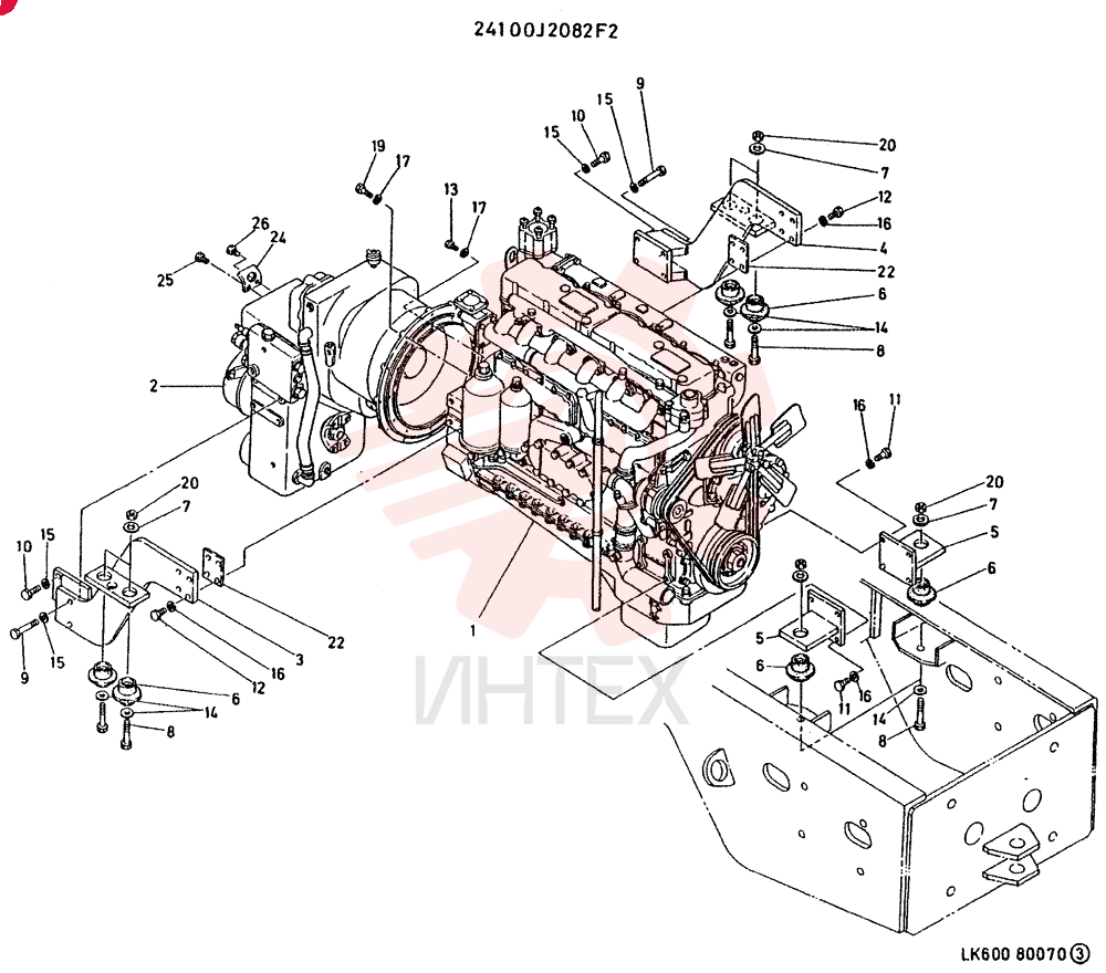 ENGINE-MISSION GROUP CONSISTS OF ITEM 1 TO 26
