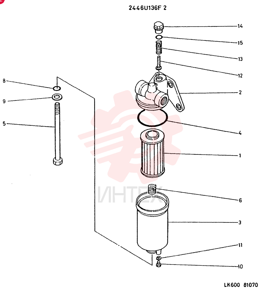 FILTER ASSY 2446U136F2
