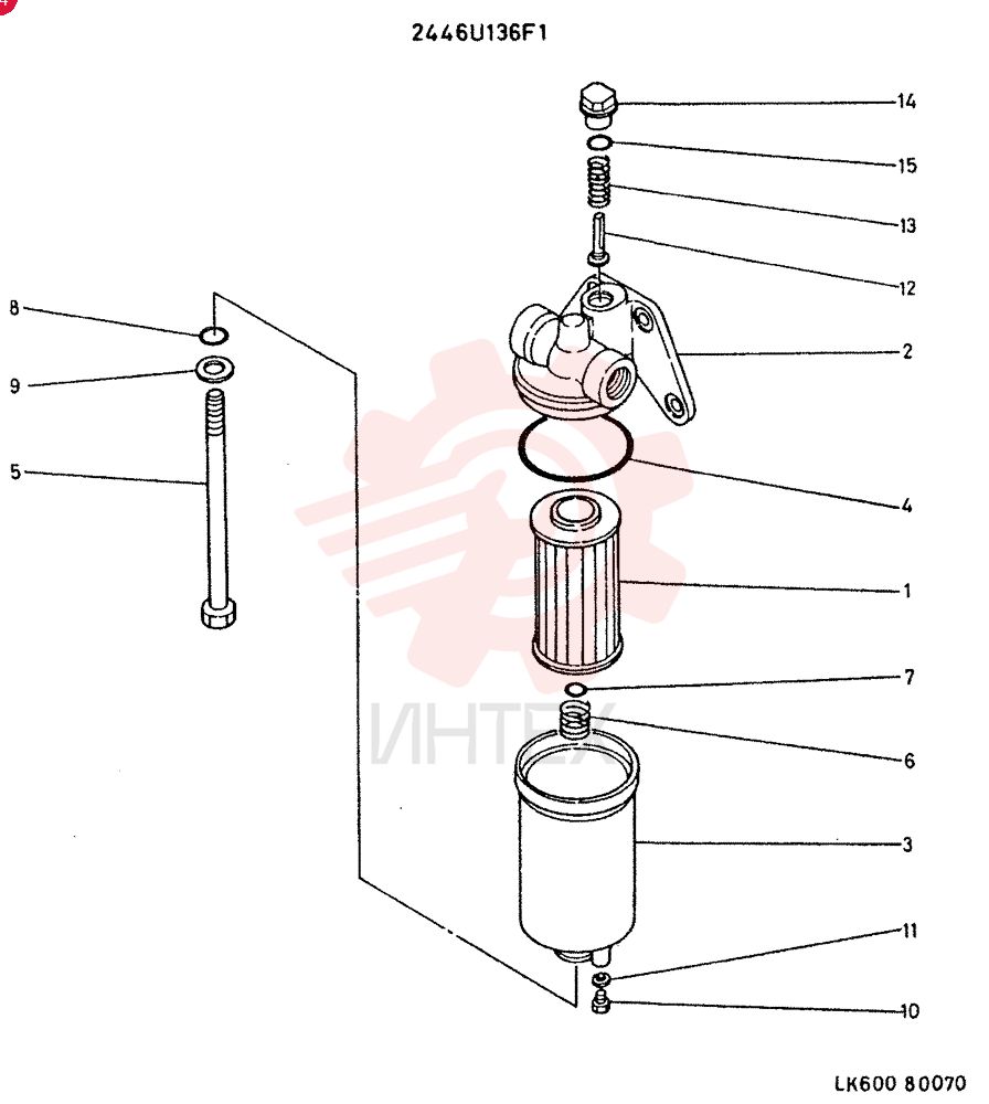 FILTER 2446U136F1