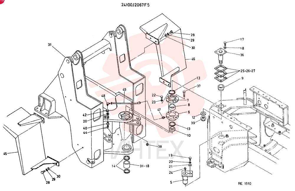 FRAME GROUP, FR. CONSISTS OF REF  5 TO 49