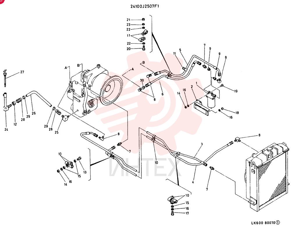 HYDR LINES, MISSION CONSISTS OF ITEM 1 TO 30