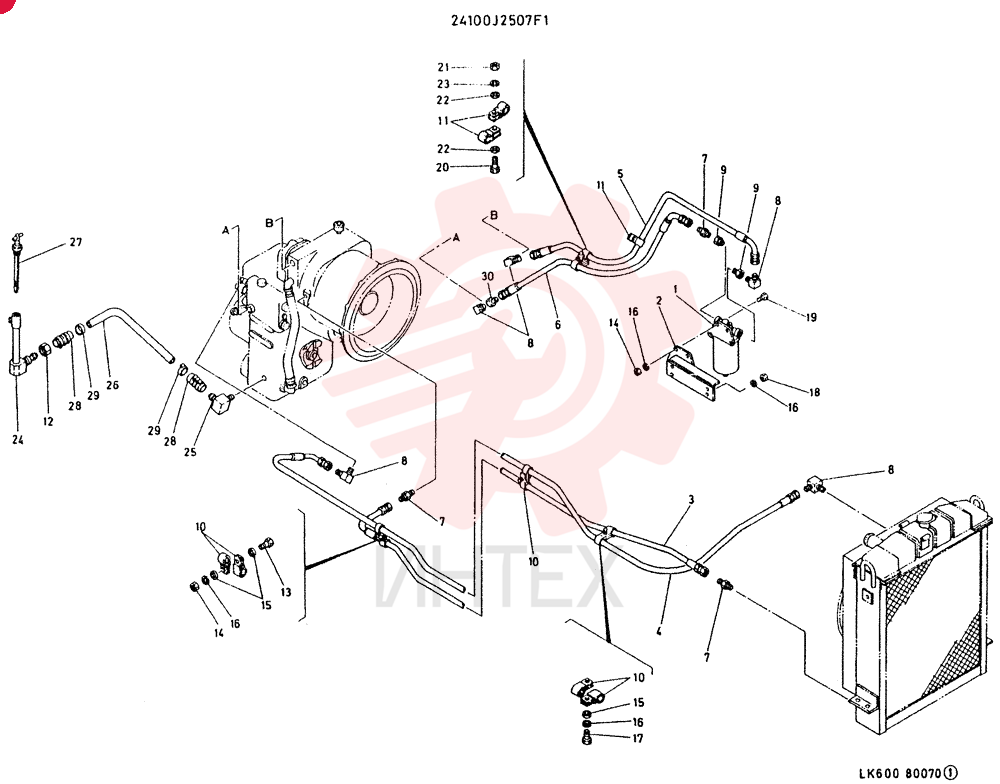 HYDR LINES, MISSION   CONSISTS OF REF 1 TO 30
