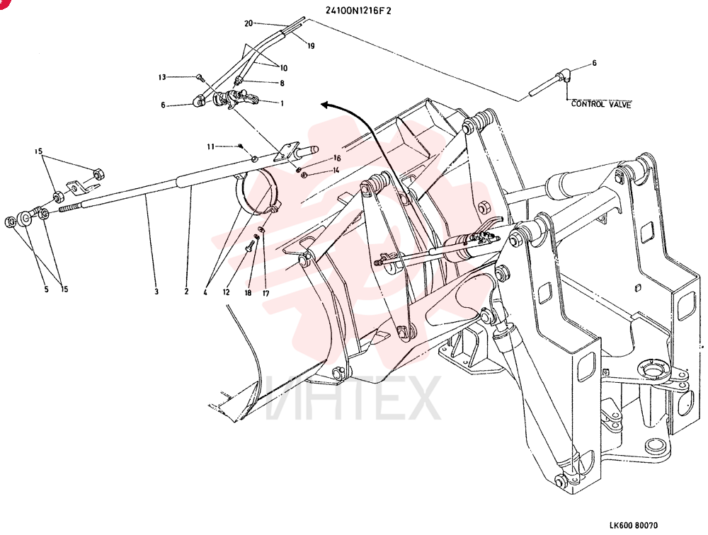 LEVER 24100N1216F2