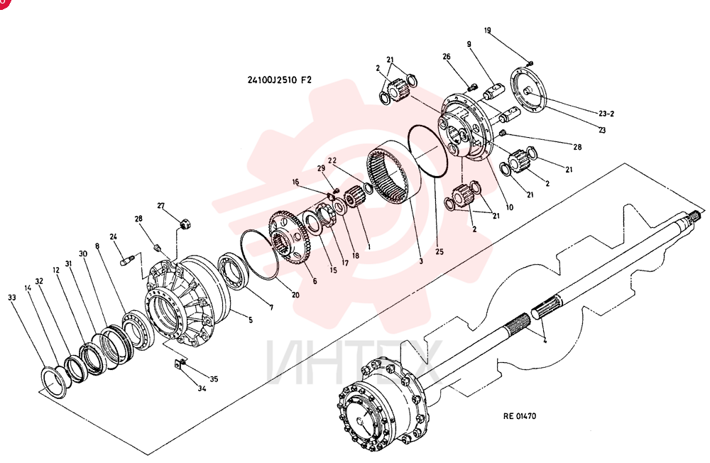 SHAFT 24100J2510F2
