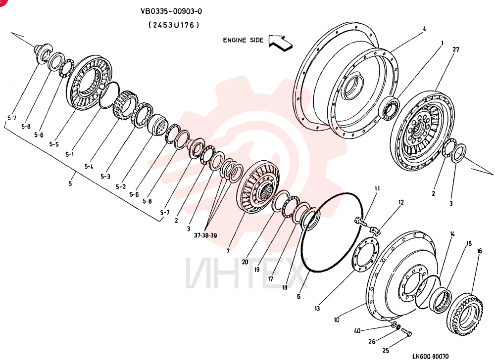 TORQUE CONVERTER VB0335-00903-0