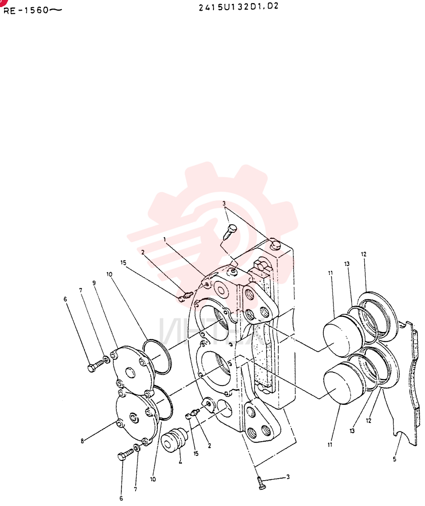 BRAKE ASSY. 2415U132D2