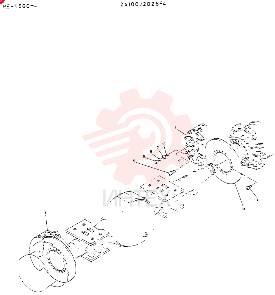 BRAKE ASSY. 24100J2026F4