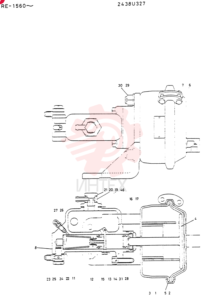 BRAKE CYLINDER 2438U327