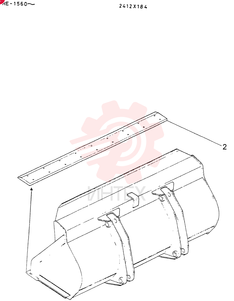 BUCKET ASSY 2412X184