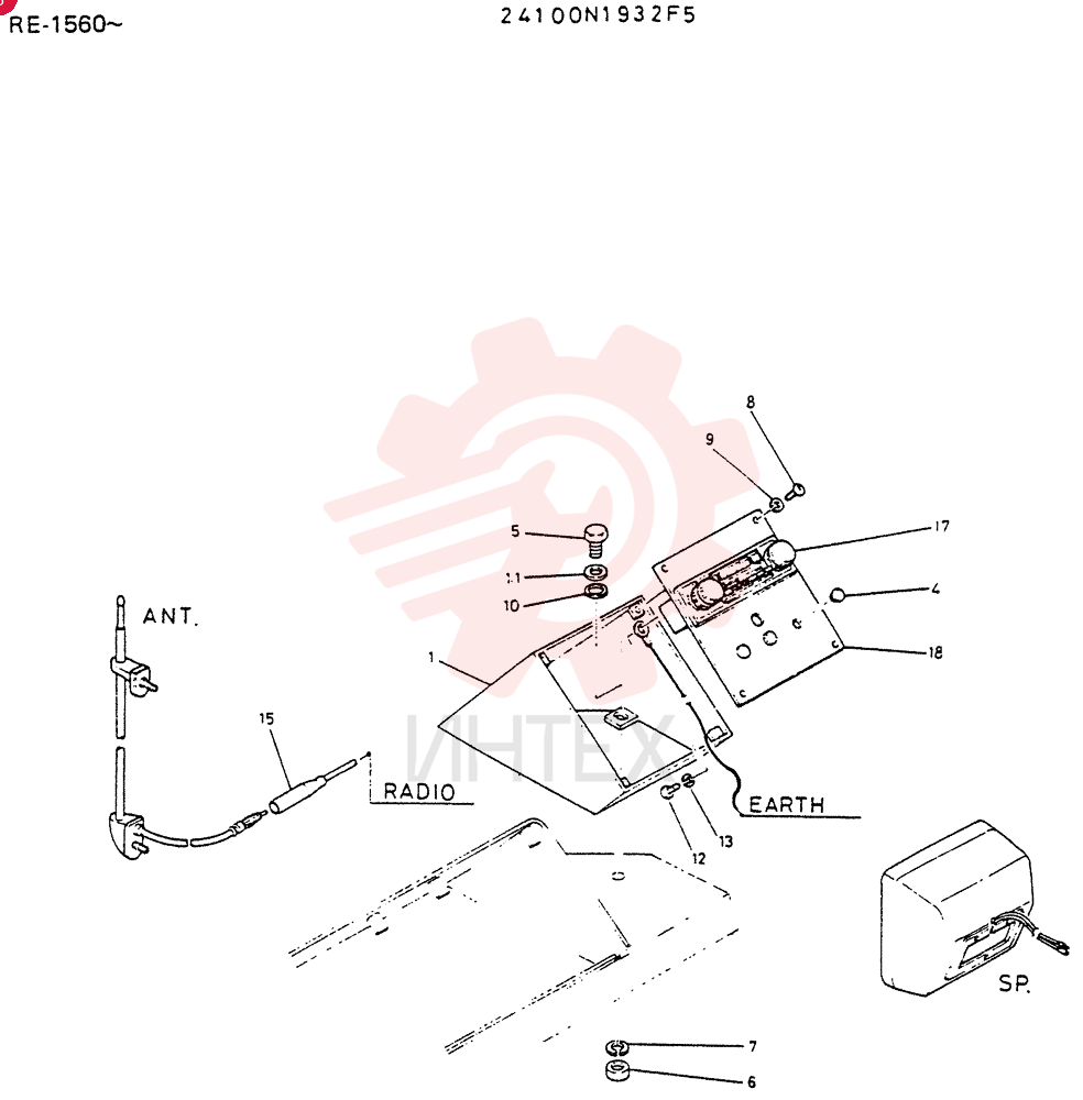 CAR-RADIO GROUP 24100N1932F5