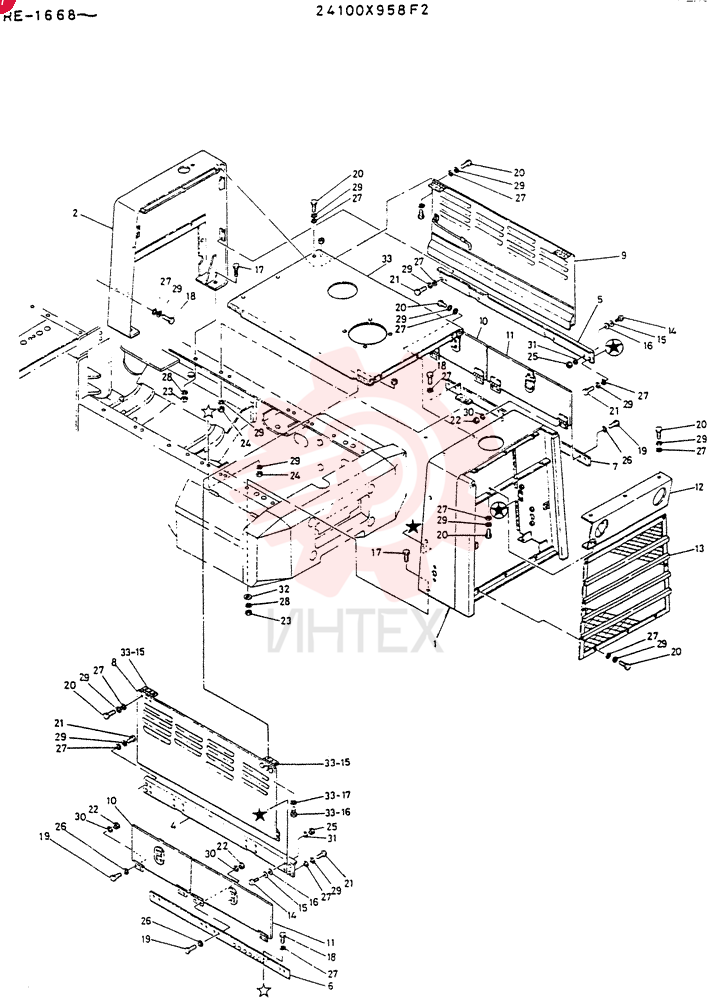 COVER GROUP, SIDE 24100X958F2