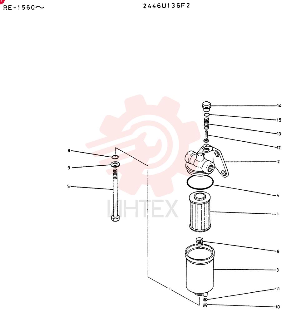 FILTER ASSY 2446U136F2