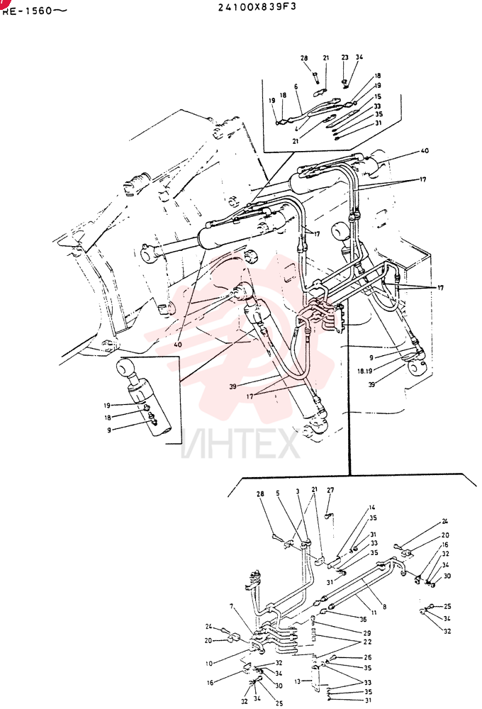 HYDR LINES, FR. 24100X839F3