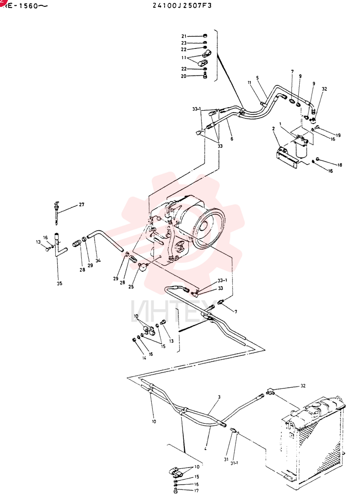 HYDR LINES, MISSION 24100J2507F3