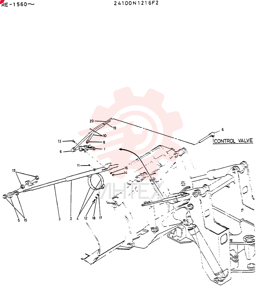 LEVER 24100N1216F2
