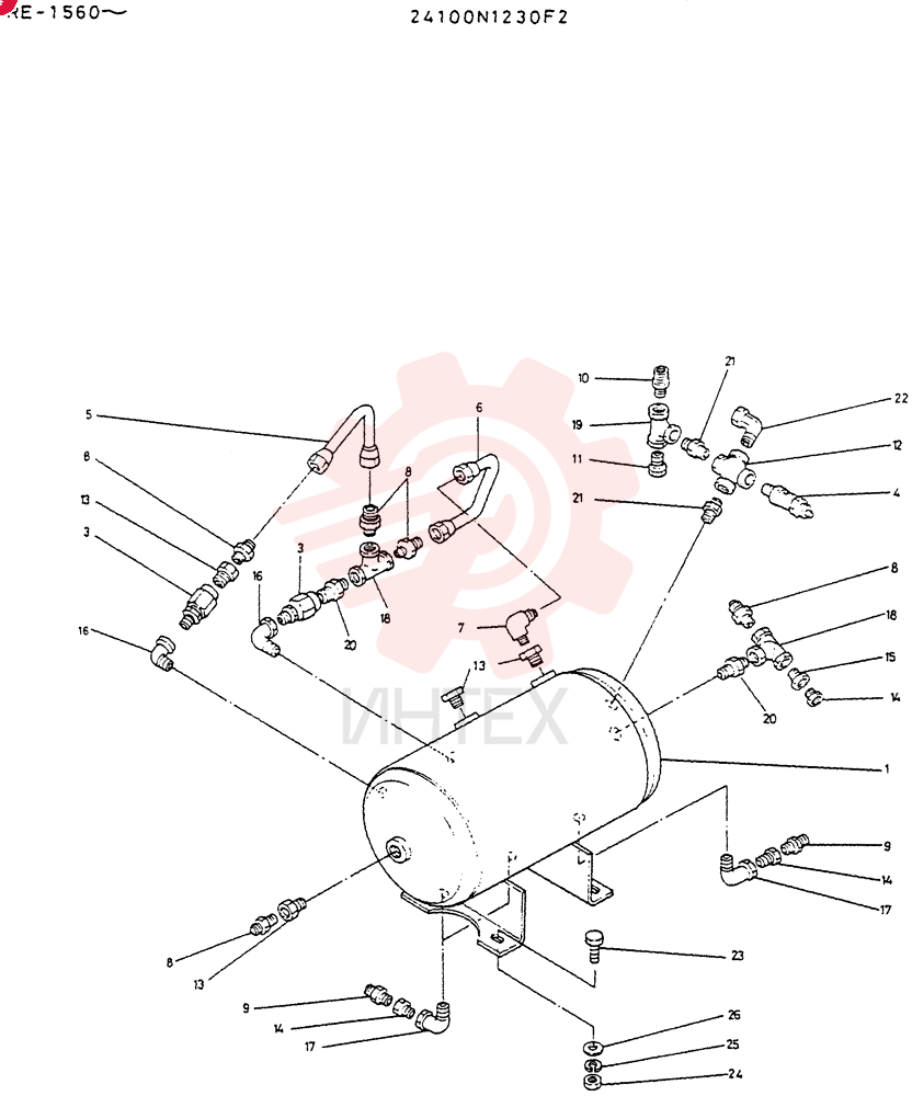 RESERVOIR ASSY, AIR 24100N1230F2