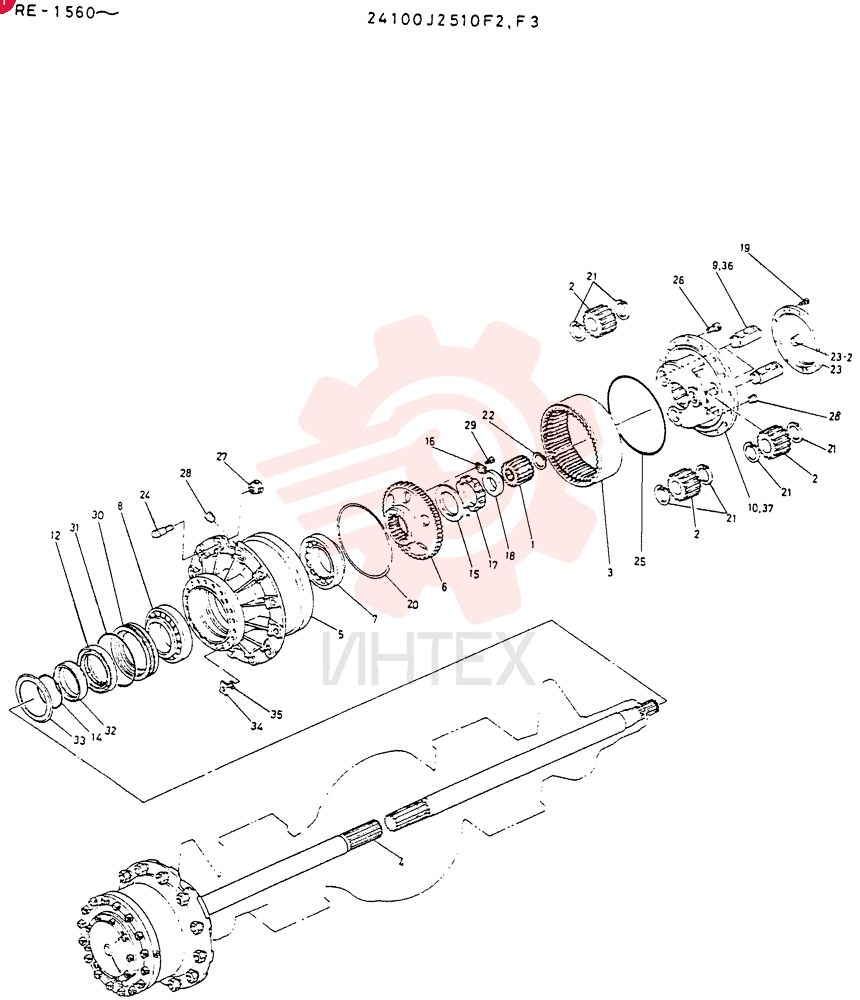 SHAFT 24100J2510F2