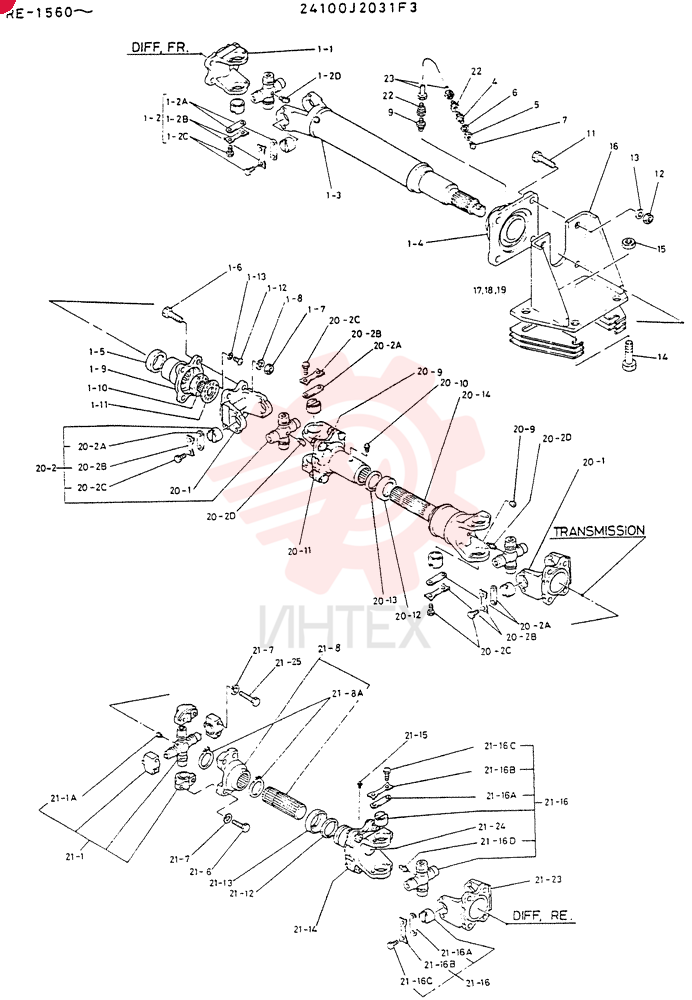 SHAFT 24100J2031F3