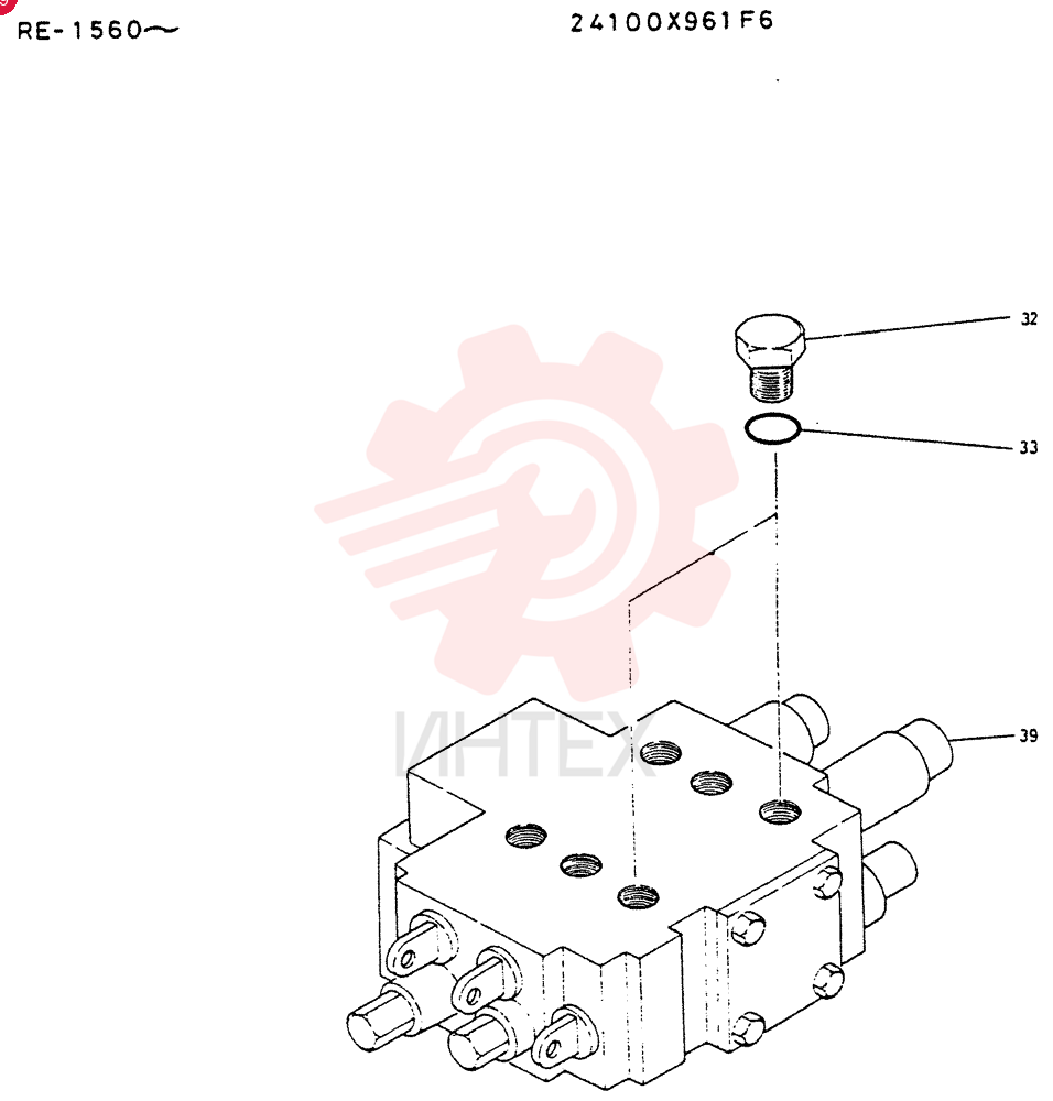 Схема (LK600) - WHEEL LOADER BTW RE1560 - RE2002 (1/03-12/03) 24100X961F6