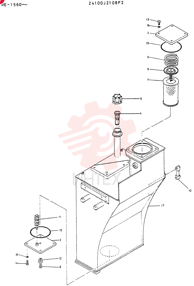 TANK ASSY, HYDR 24100J2108F2