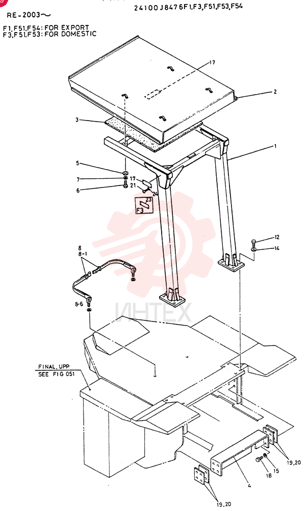 CANOPY  GROUP,  ROPS  RE., Serial Range: 2003—-2072