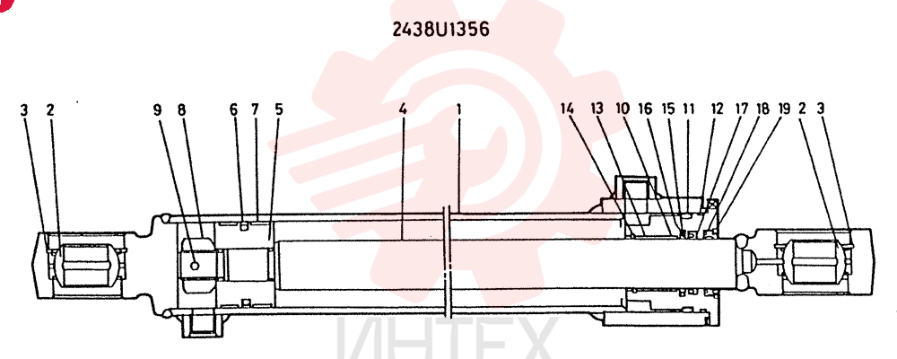 CYLINDER 2438U1356F1
