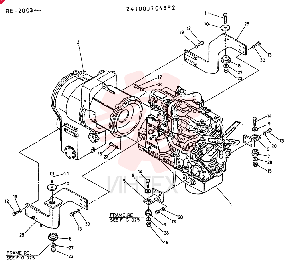 ENGINE-MISSION  GROUP 2A100J7048F2