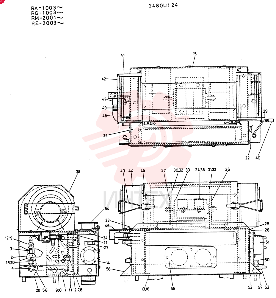 Схема (LK600A) - WHEEL LOADER ASN RE2003 (1/03-12/03) 2480U124