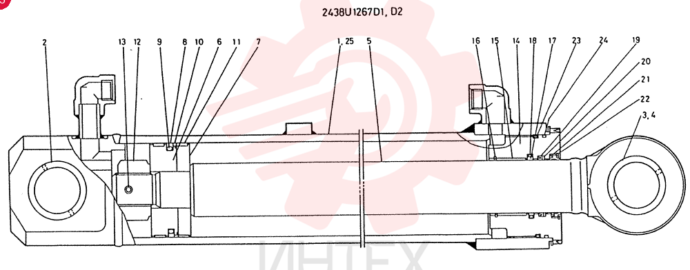 Схема (LK600A) - WHEEL LOADER ASN RE2003 (1/03-12/03) 2438U1267D1
