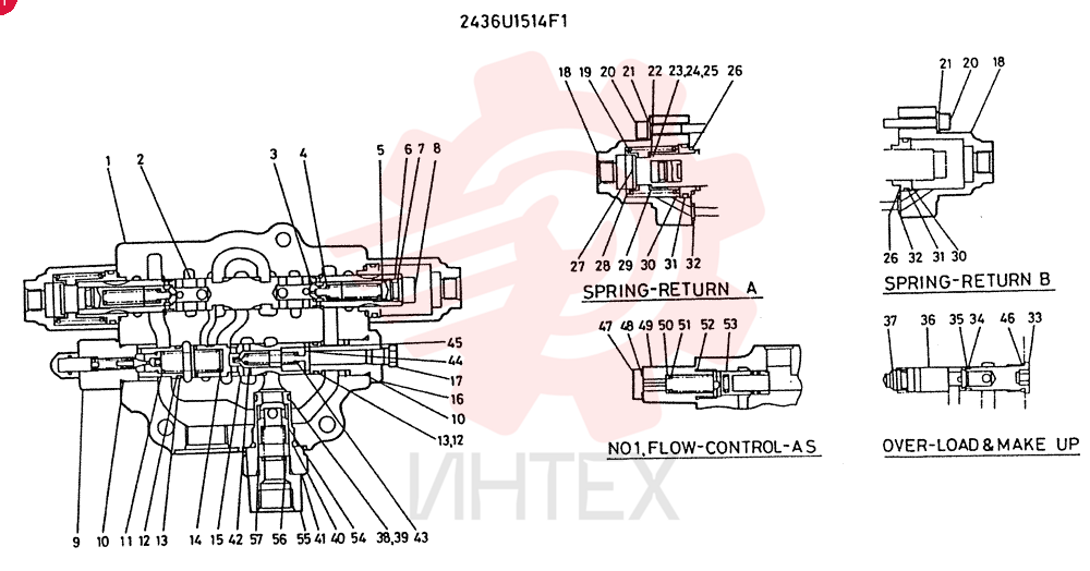 Схема (LK600A) - WHEEL LOADER ASN RE2003 (1/03-12/03) 2436U1514F1