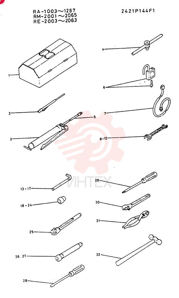TOOL 2421P144F1