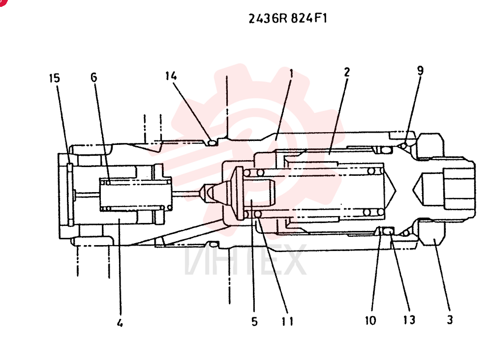 VALVE ASSY, RELIEF 2456R824F1