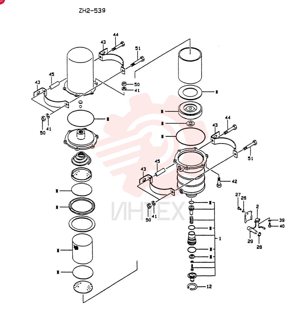 AIR DRIER ASSY, Start Serial: 2201-