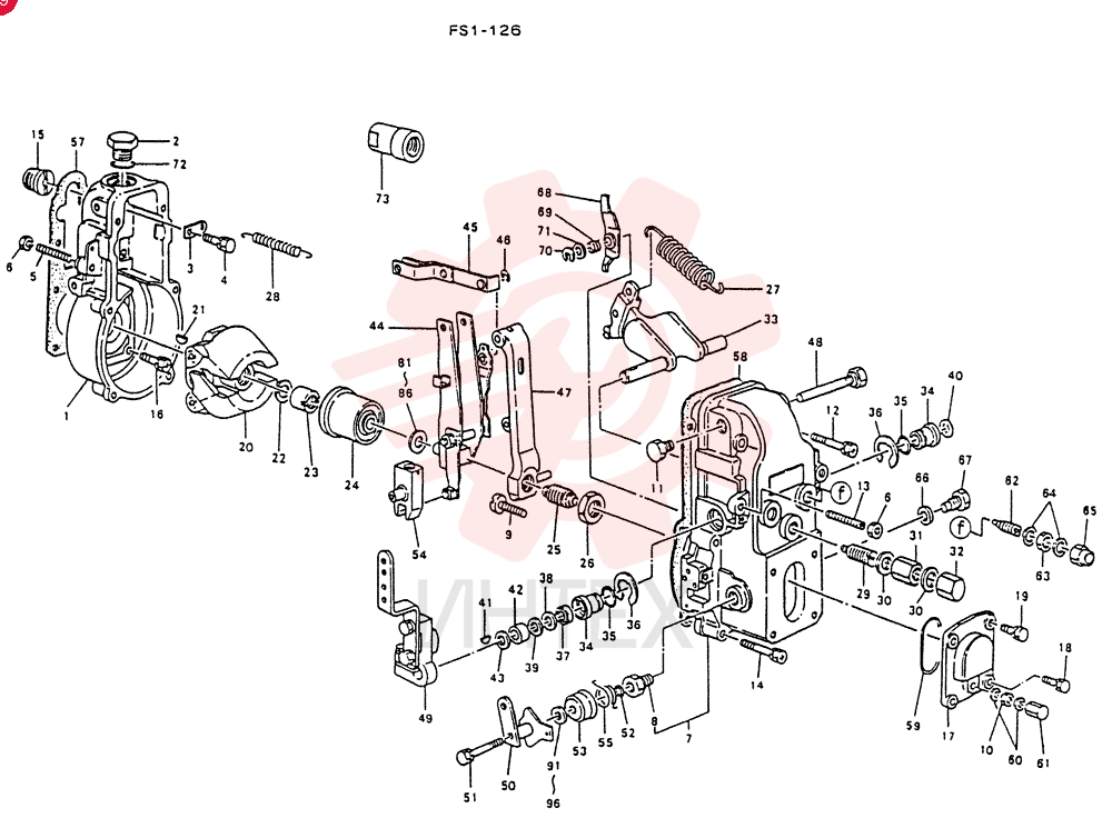 GOVERNOR ASSY, Start Serial: 16301-